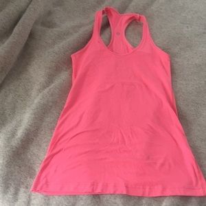 Salmon Pink Lululemon Reversible Tank